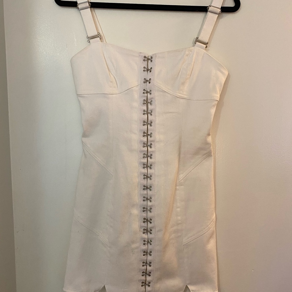 For Love & Lemons Denim Mini Dress